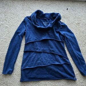 Neon Buddha Cowl Neck Long Sleeve Top